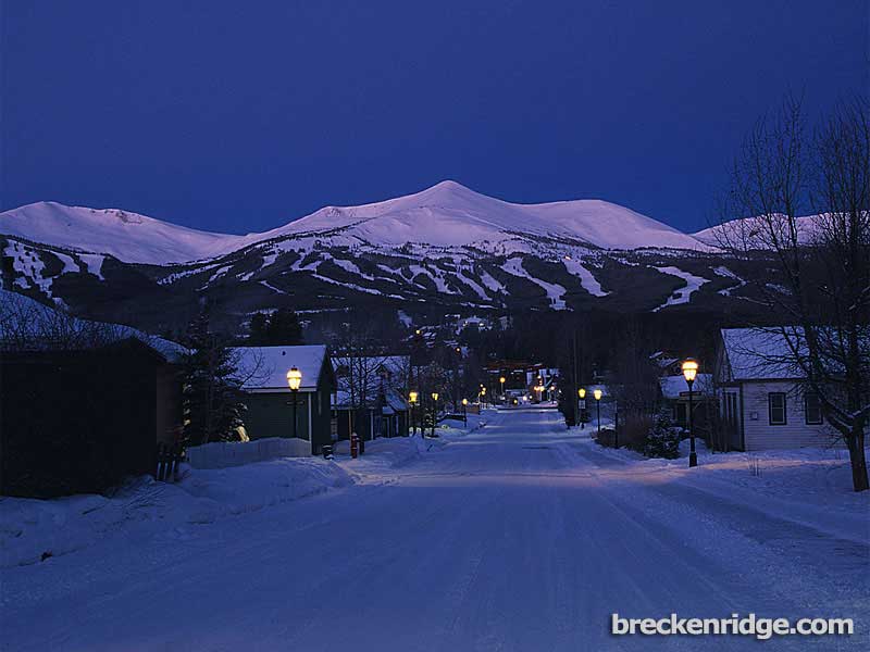 Breckenridge at night